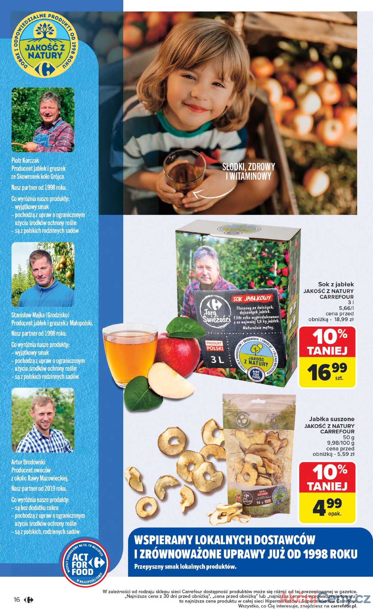 Leták Carrefour Polsko 7.7.-19.7.2025 - Nakupujeme lokálně strana 16