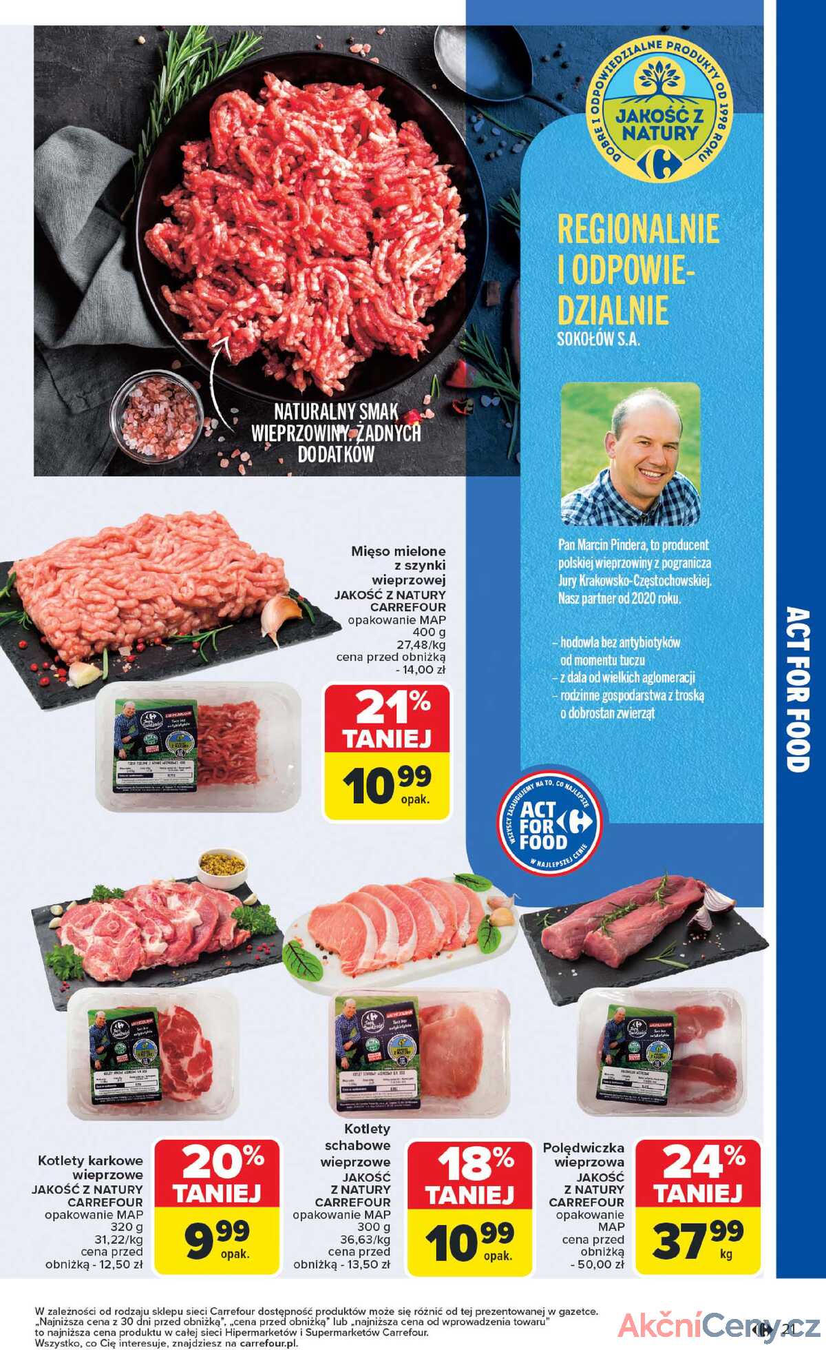 Leták Carrefour Polsko 7.7.-19.7.2025 - Nakupujeme lokálně strana 21