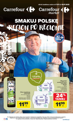 Leták Carrefour Polsko 7.7.-19.7.2025 - Nakupujeme lokálně