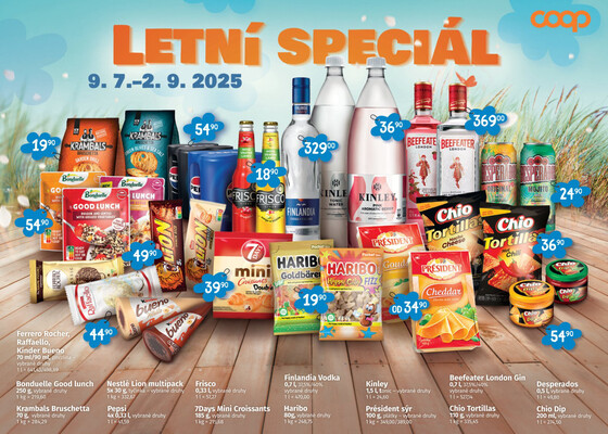 COOP Letní speciál do 2.9.
