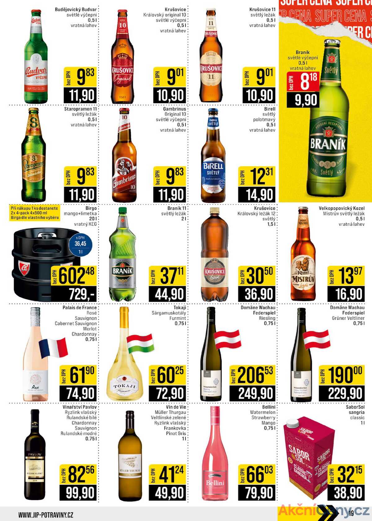 JIP Cash & Carry Brno, Praha, Ostrava od 9.7. do 15.7.2025 strana 19