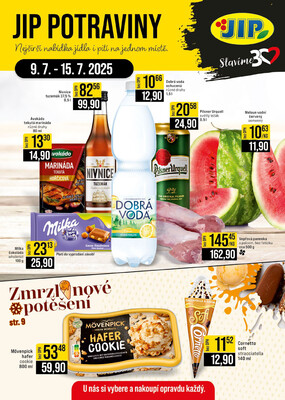 JIP Cash &amp;amp; Carry České Budějovice, Most, Náchod, Polička, Sušice a Svoboda nad Úpou od 9.7. do 15.7.2025