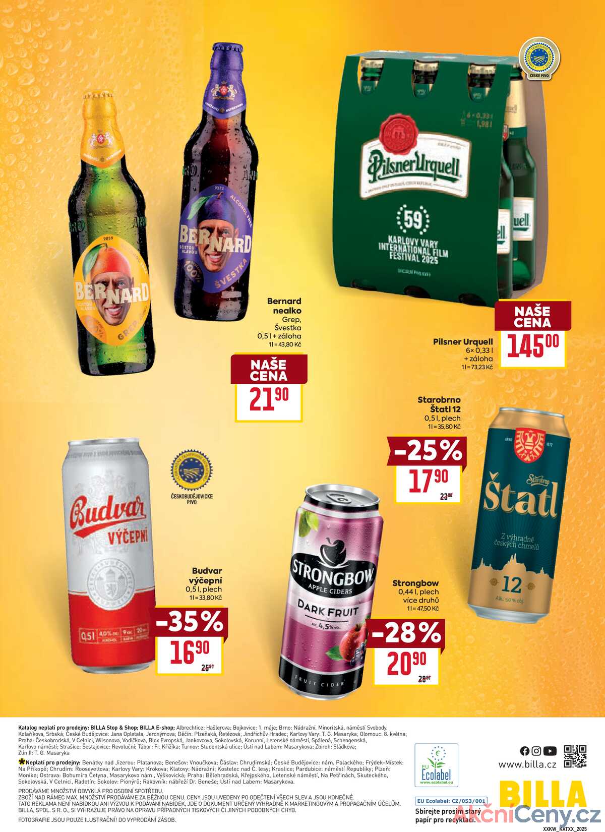Billa katalog Pivo od 16.7. do 30.9.2025 strana 5