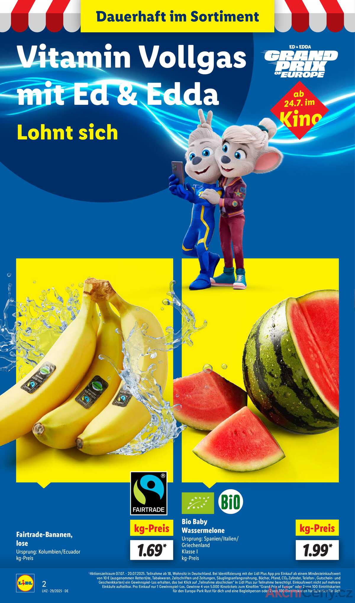 Leták Lidl Německo 14.7.-19.7.2025 strana 2