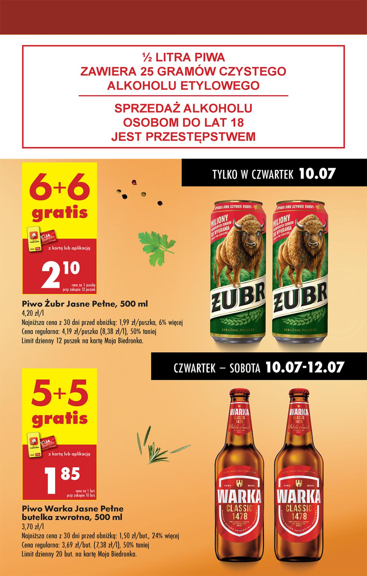 Leták Biedronka Polsko 10.7.-16.7.2025 strana 7