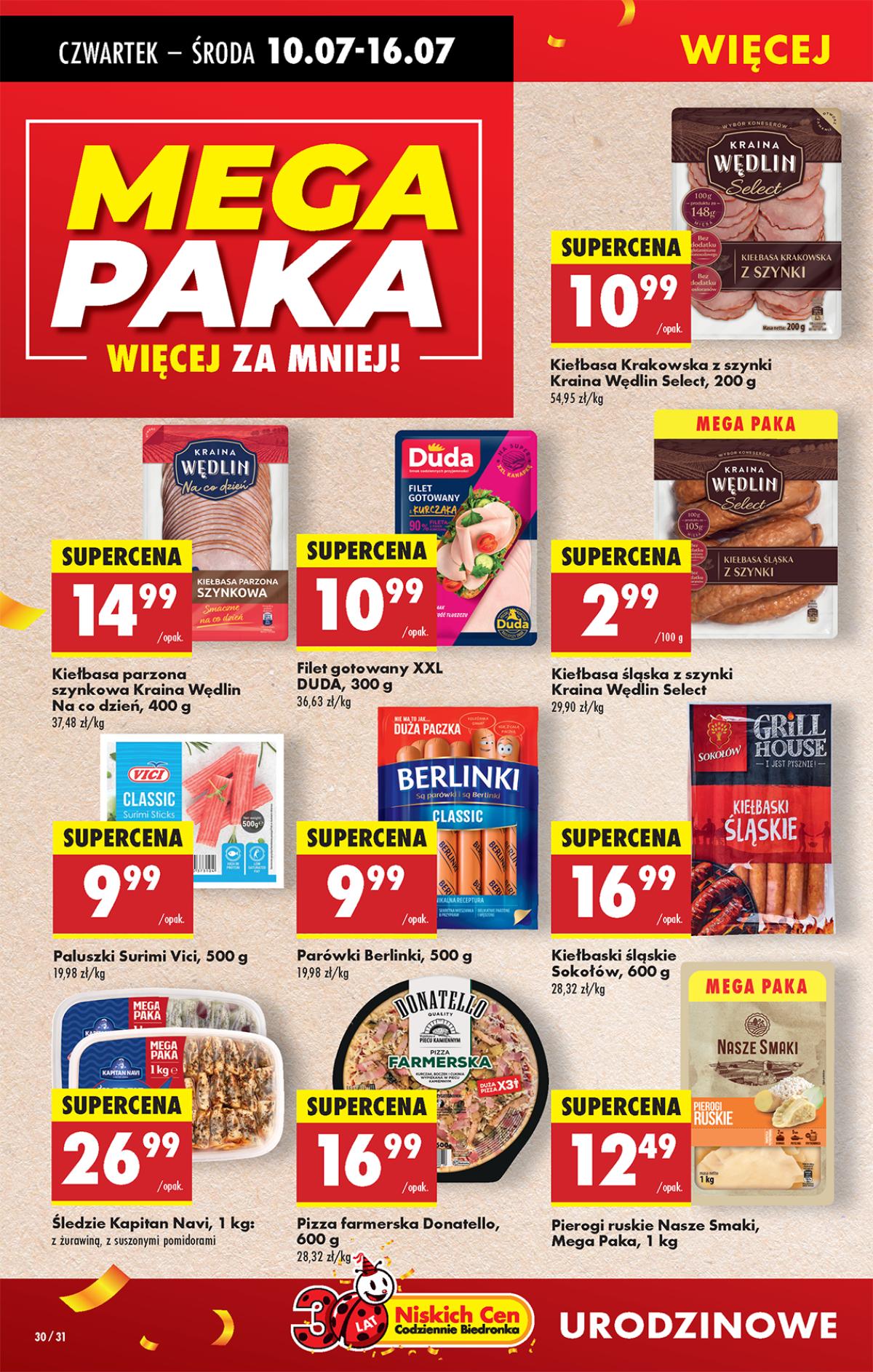 Leták Biedronka Polsko 10.7.-16.7.2025 strana 36
