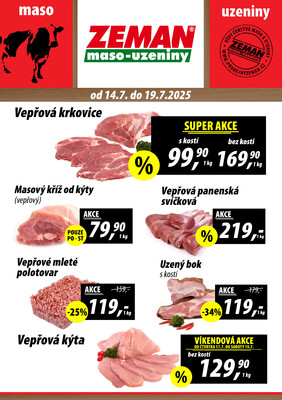 ZEMAN maso-uzeniny letáky