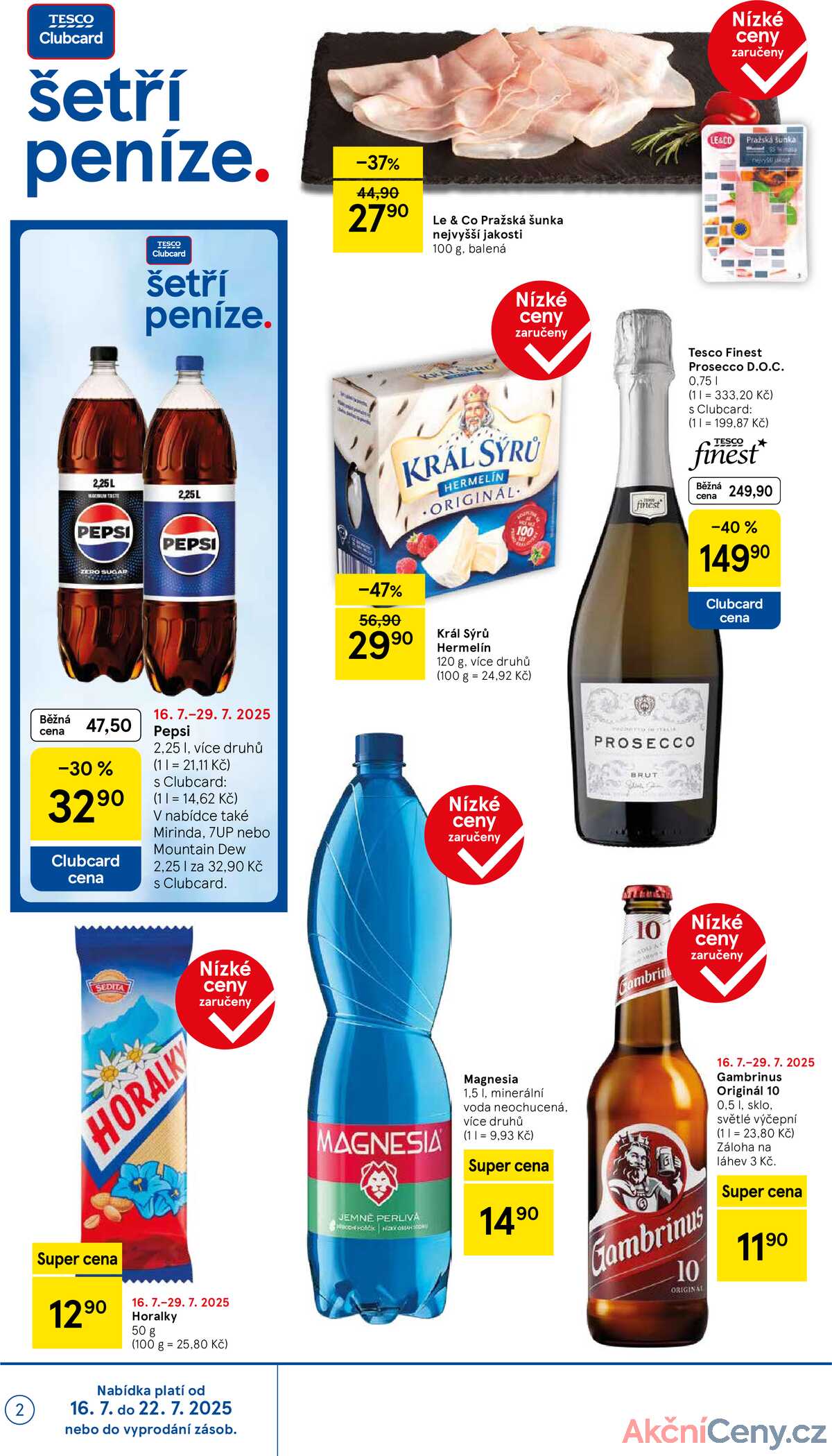 Tesco supermarkety od 16.7. do 22.7.2025 strana 2