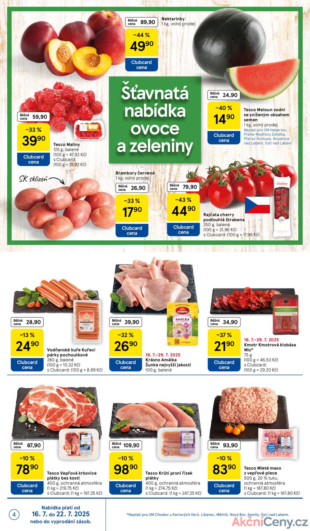 Tesco supermarkety od 16.7. do 22.7.2025 strana 4