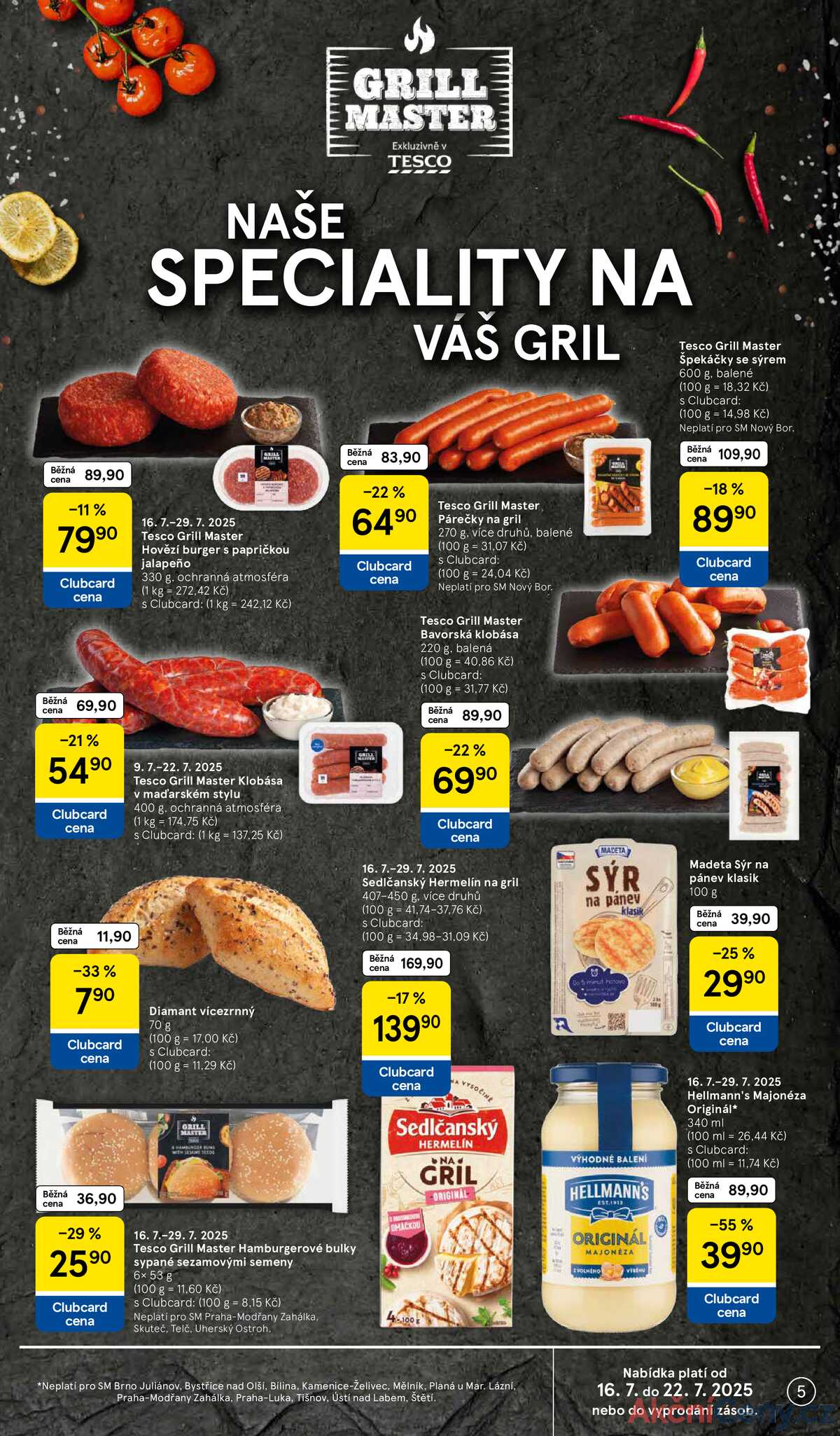 Tesco supermarkety od 16.7. do 22.7.2025 strana 5