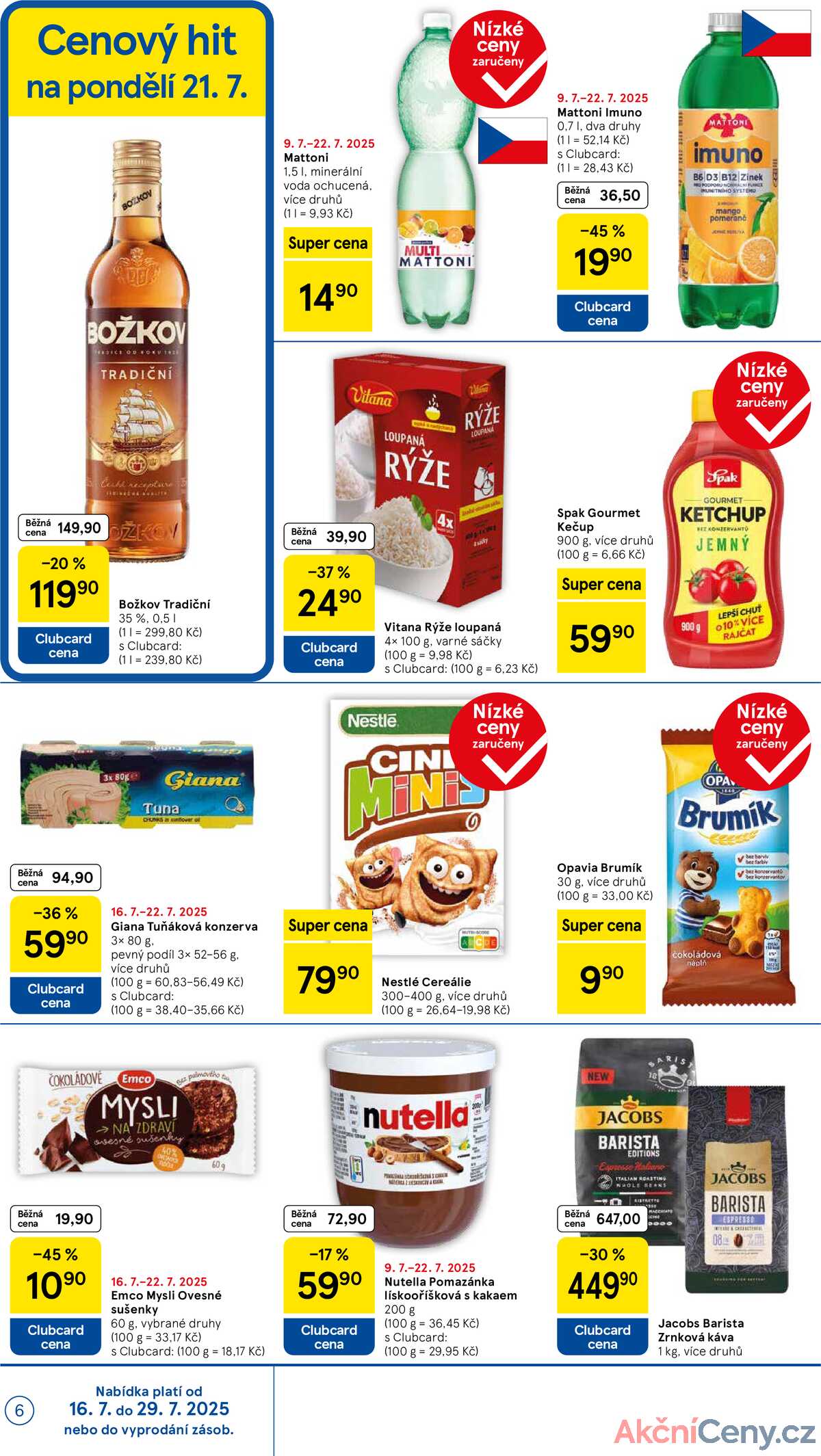 Tesco supermarkety od 16.7. do 22.7.2025 strana 6