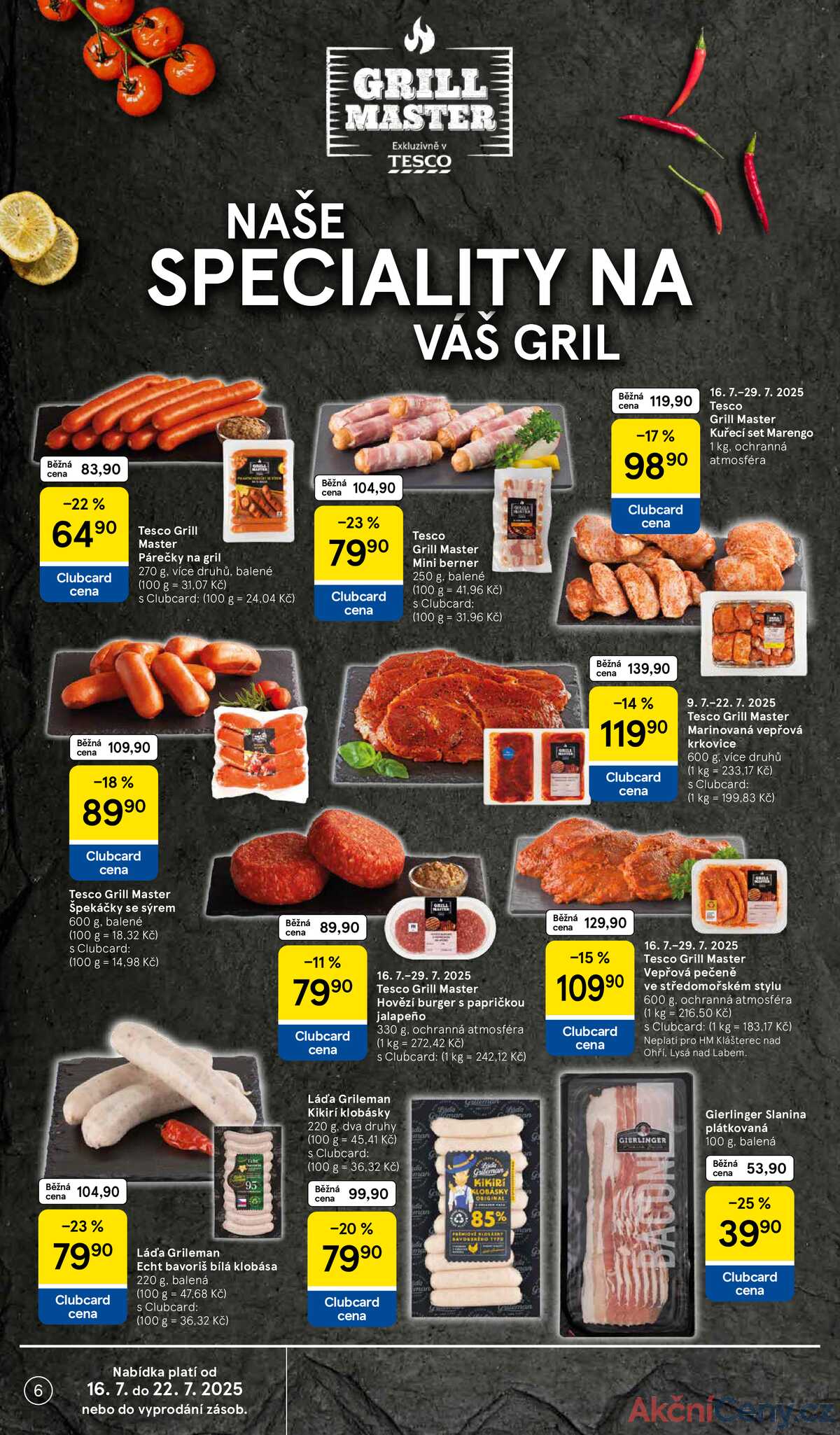 Tesco malé hypermarkety od 16.7. do 22.7.2025 strana 6