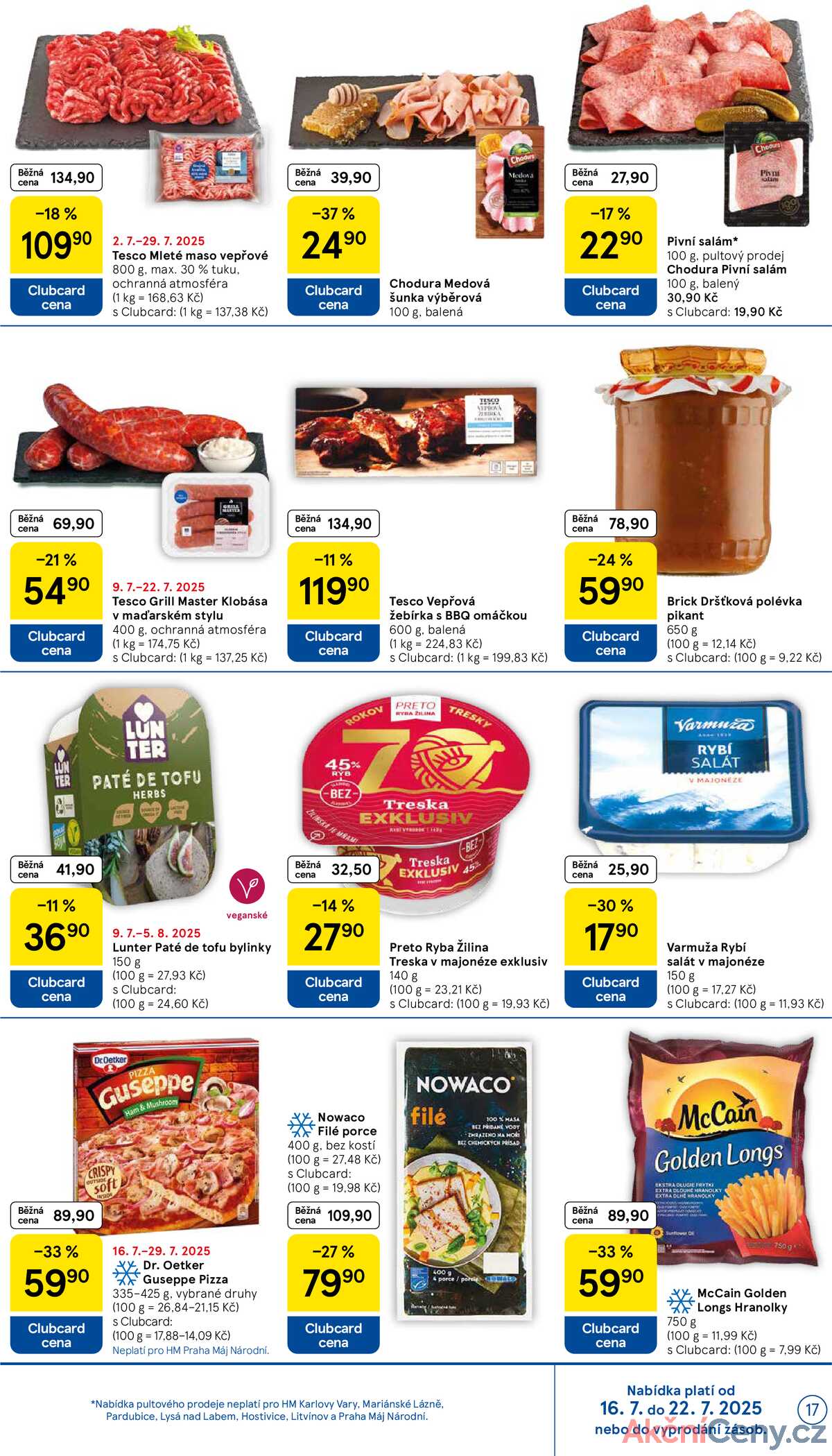 Tesco malé hypermarkety od 16.7. do 22.7.2025 strana 17