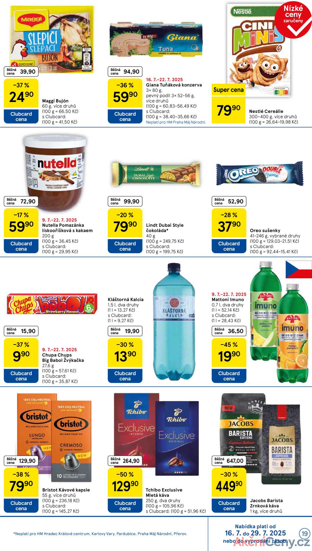 Tesco malé hypermarkety od 16.7. do 22.7.2025 strana 19