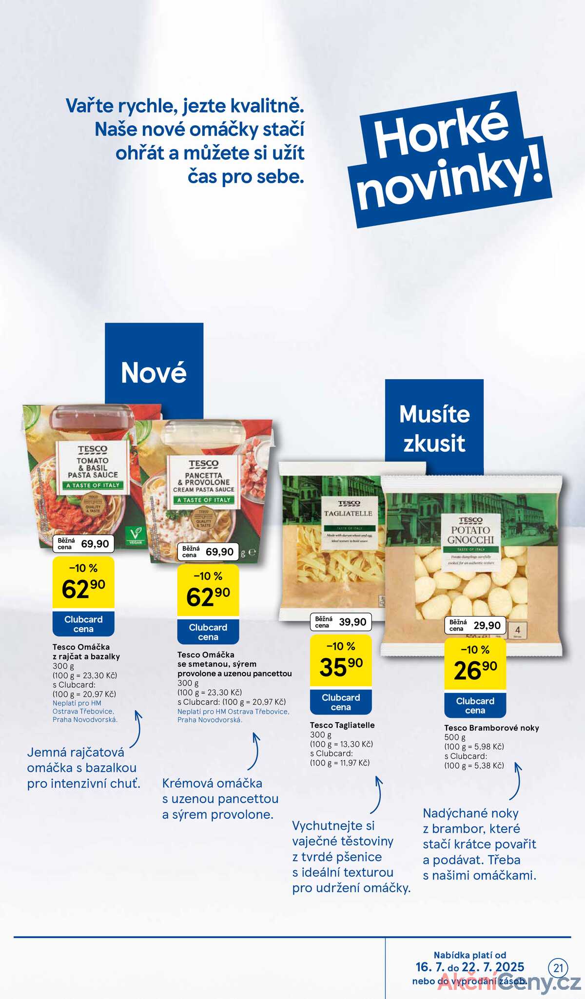 Tesco malé hypermarkety od 16.7. do 22.7.2025 strana 21