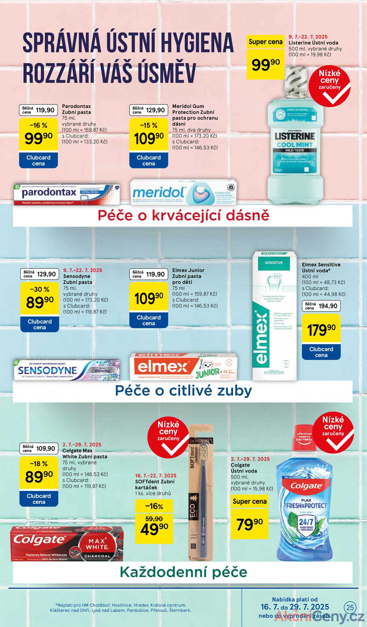 Tesco malé hypermarkety od 16.7. do 22.7.2025 strana 25