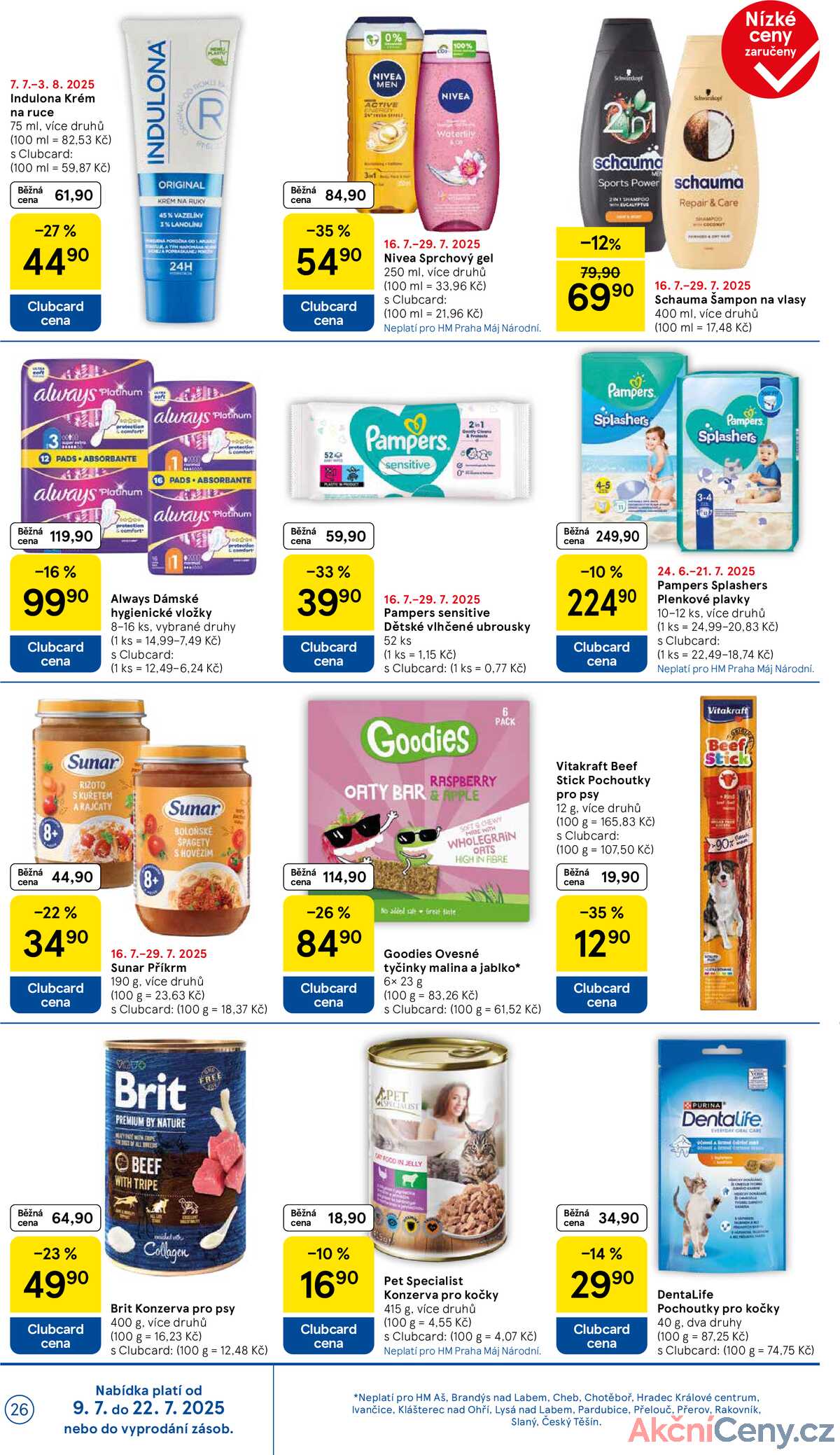 Tesco malé hypermarkety od 16.7. do 22.7.2025 strana 26