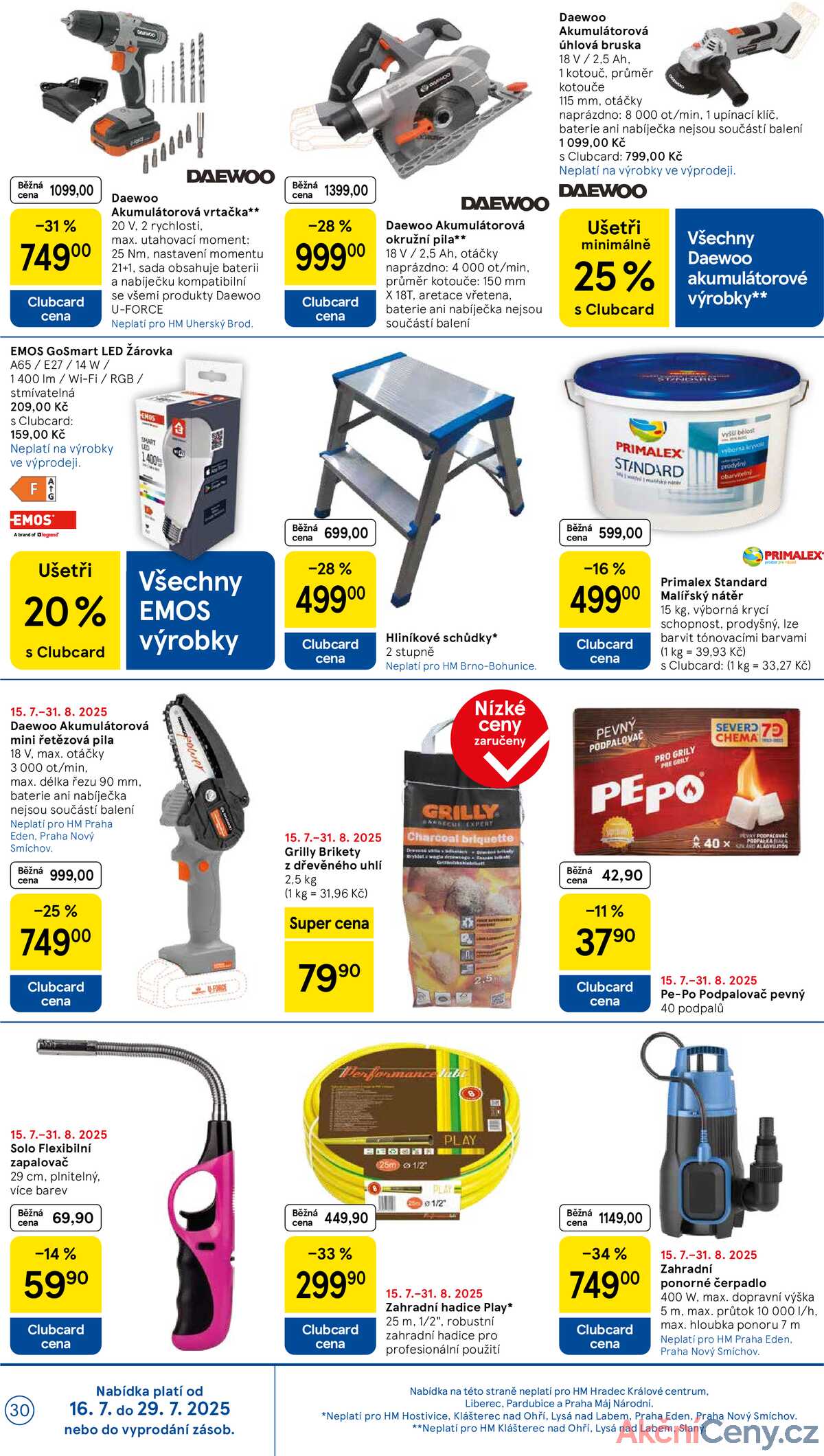 Tesco malé hypermarkety od 16.7. do 22.7.2025 strana 30
