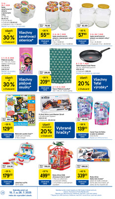 Tesco malé hypermarkety od 16.7. do 22.7.2025