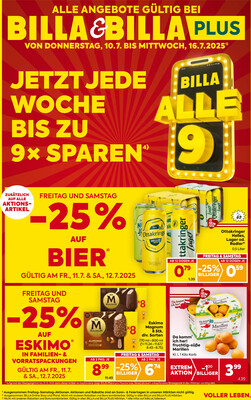 Leták BILLA Rakousko 10.7.-16.7.2025 - BILLA&amp;amp;BILLA PLUS