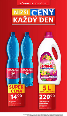Lidl Čtvrtek od 17.7. do 20.7.2025