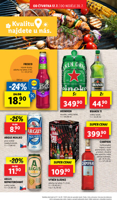 Lidl Čtvrtek od 17.7. do 20.7.2025