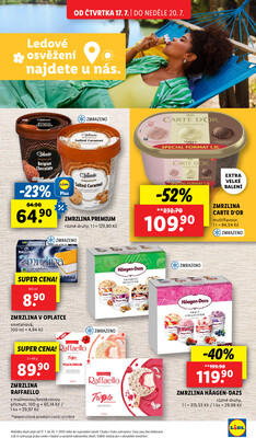 Lidl Čtvrtek od 17.7. do 20.7.2025