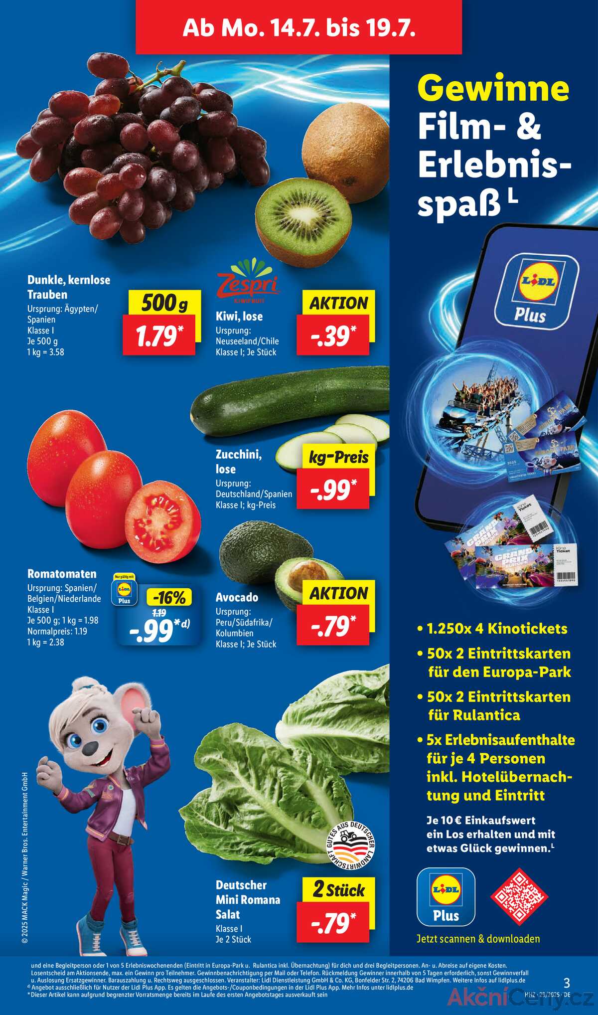 Leták Lidl Německo 14.7.-19.7.2025 strana 3
