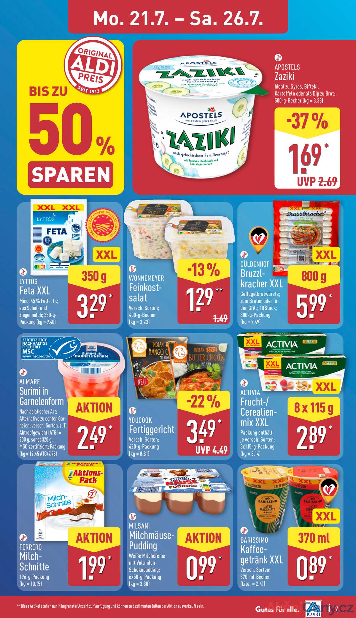 Leták ALDI Německo 21.7.-27.7.2025 strana 7