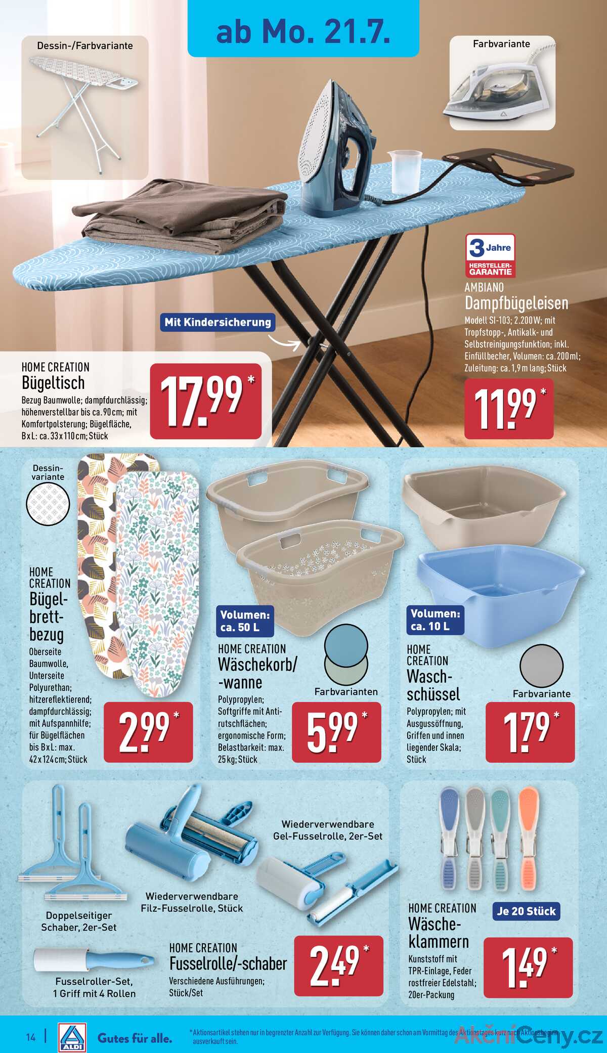 Leták ALDI Německo 21.7.-27.7.2025 strana 14