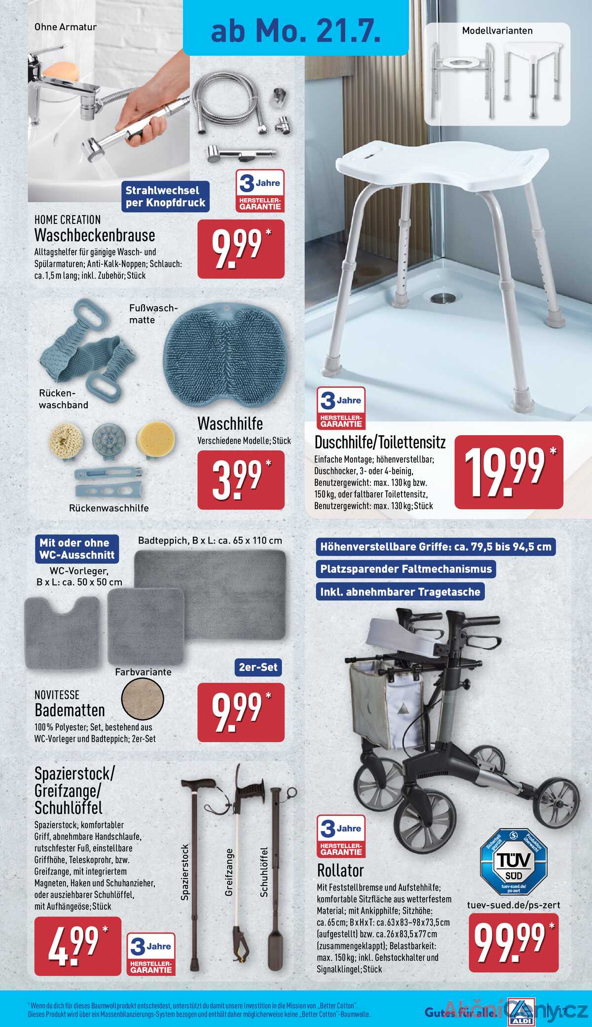 Leták ALDI Německo 21.7.-27.7.2025 strana 17