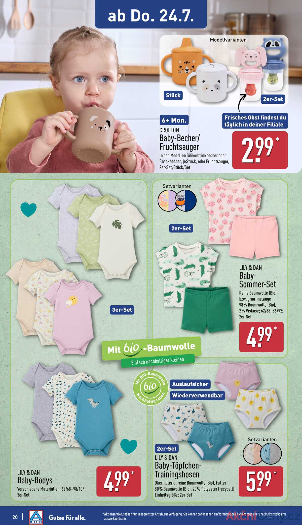 Leták ALDI Německo 21.7.-27.7.2025 strana 20