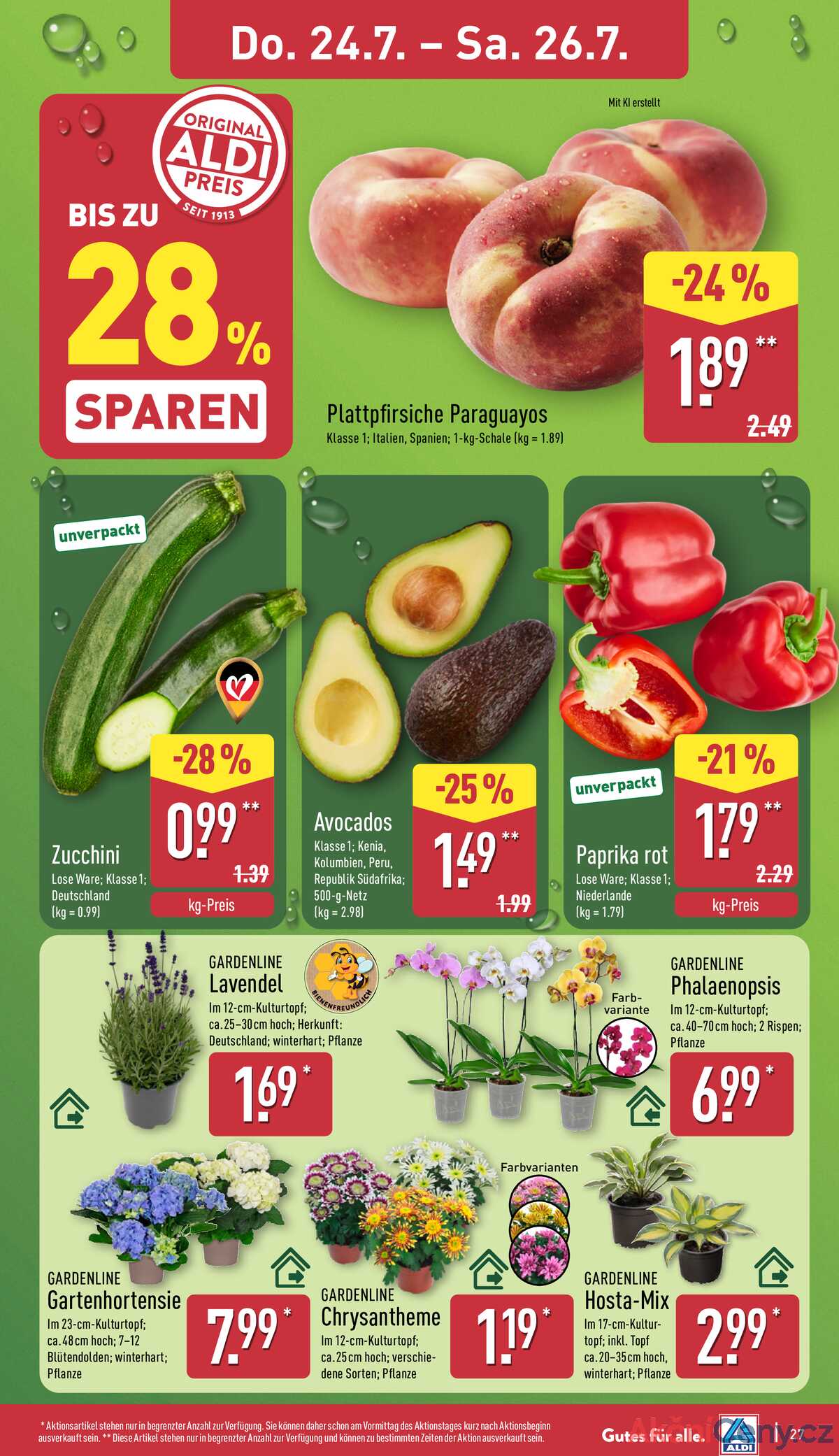 Leták ALDI Německo 21.7.-27.7.2025 strana 27