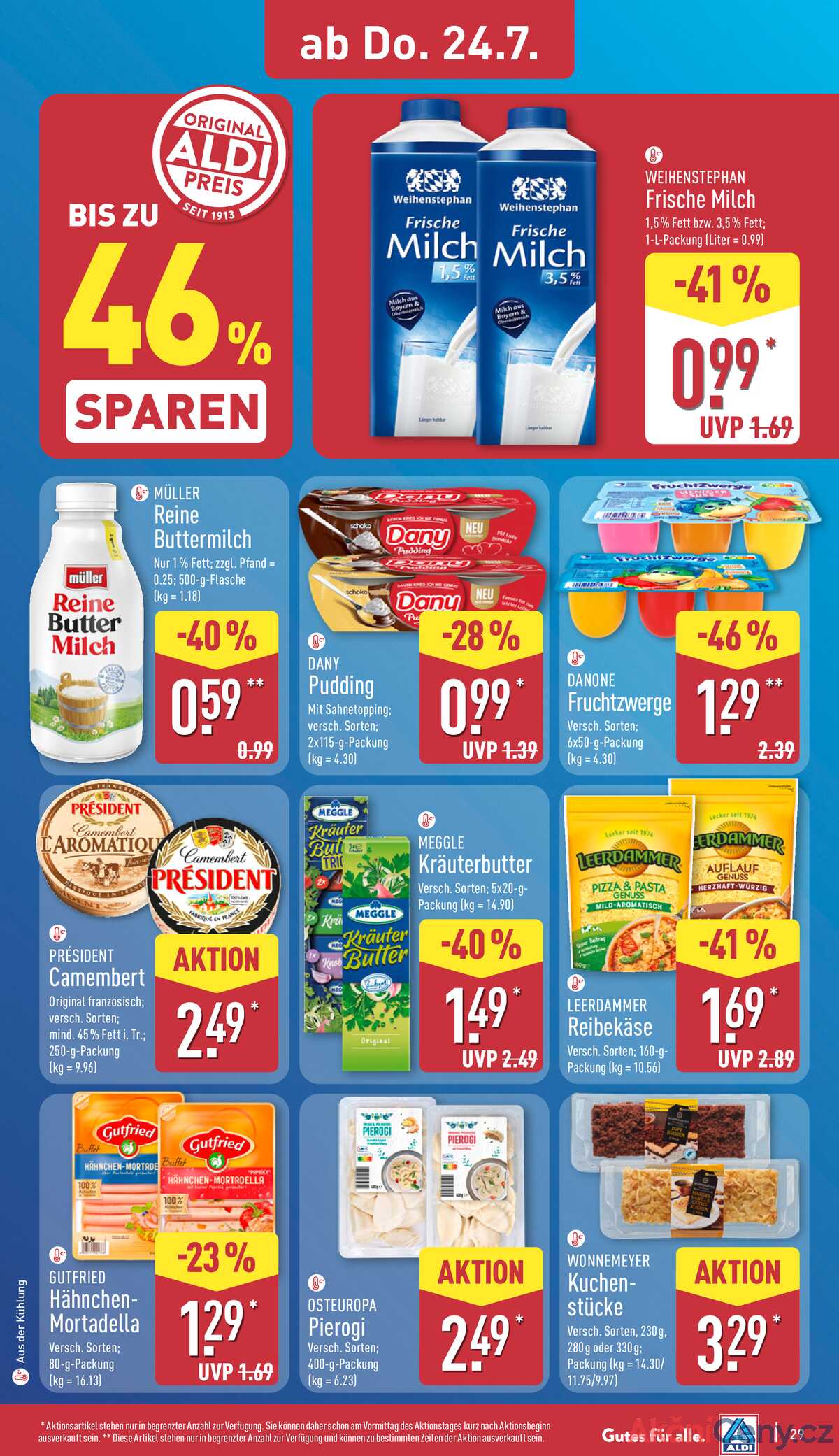 Leták ALDI Německo 21.7.-27.7.2025 strana 29