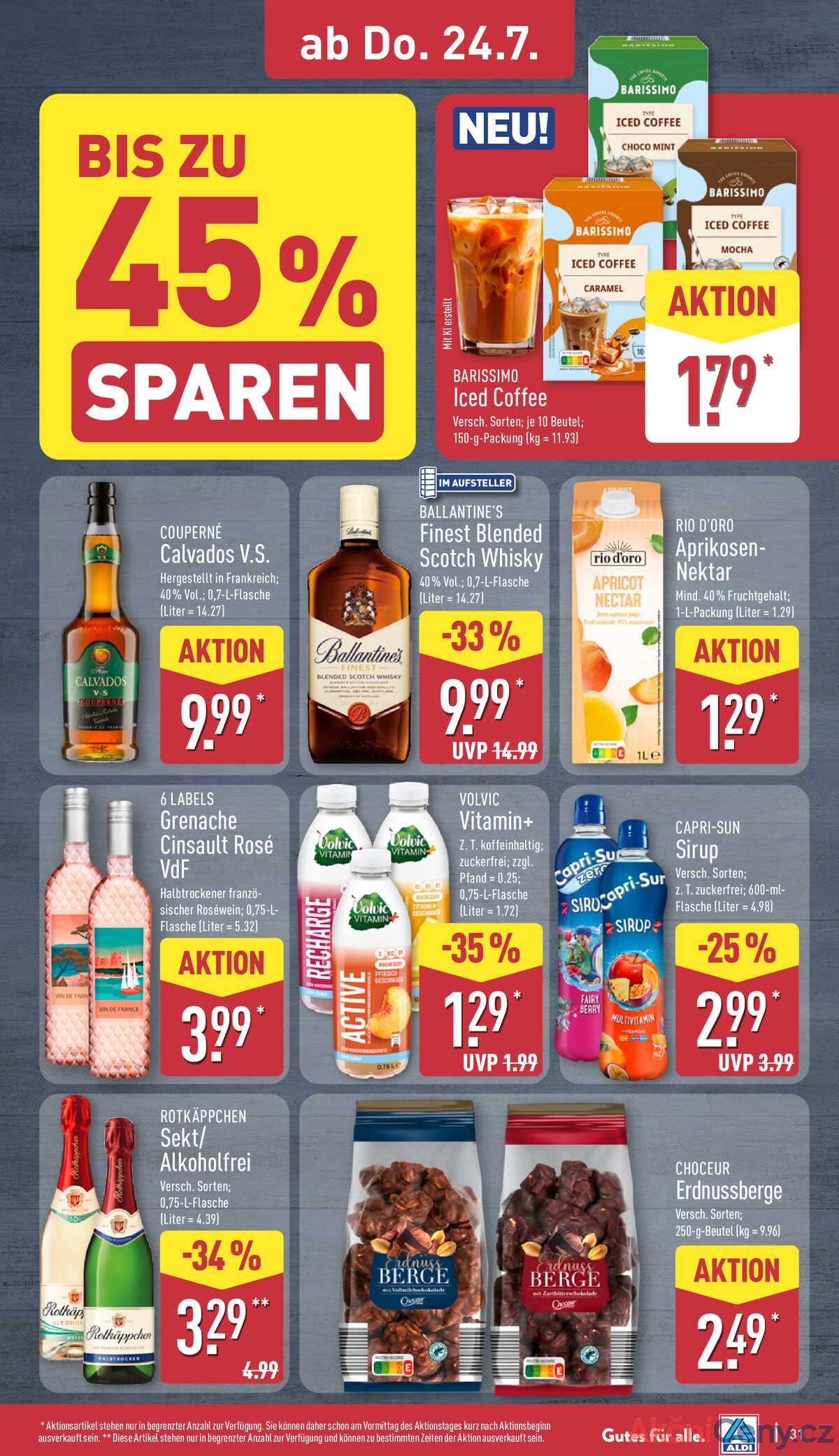 Leták ALDI Německo 21.7.-27.7.2025 strana 31