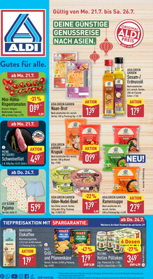 Leták ALDI Německo 21.7.-27.7.2025