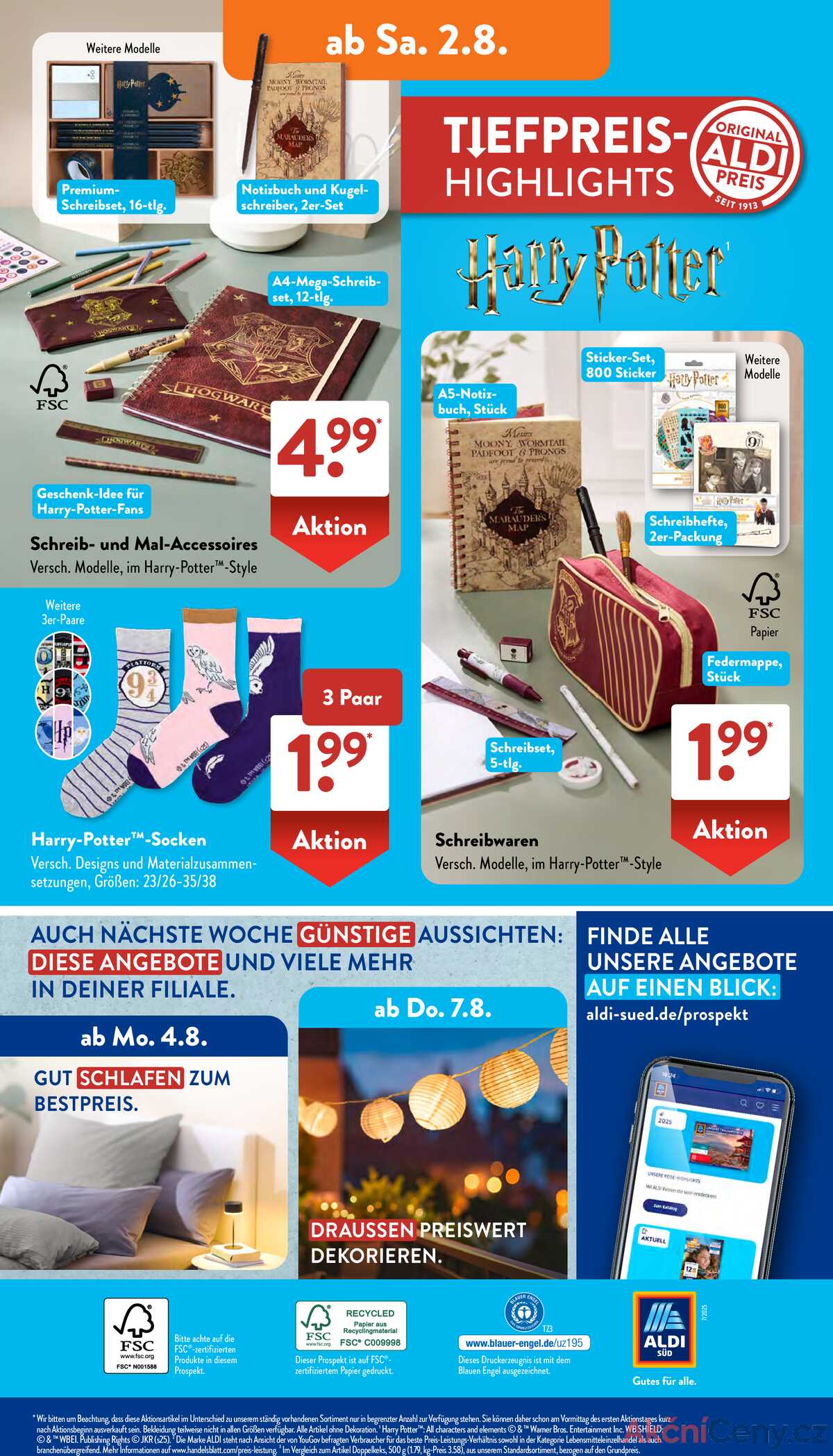 Leták ALDI SÜD Německo 28.7.-3.8.2025 strana 20