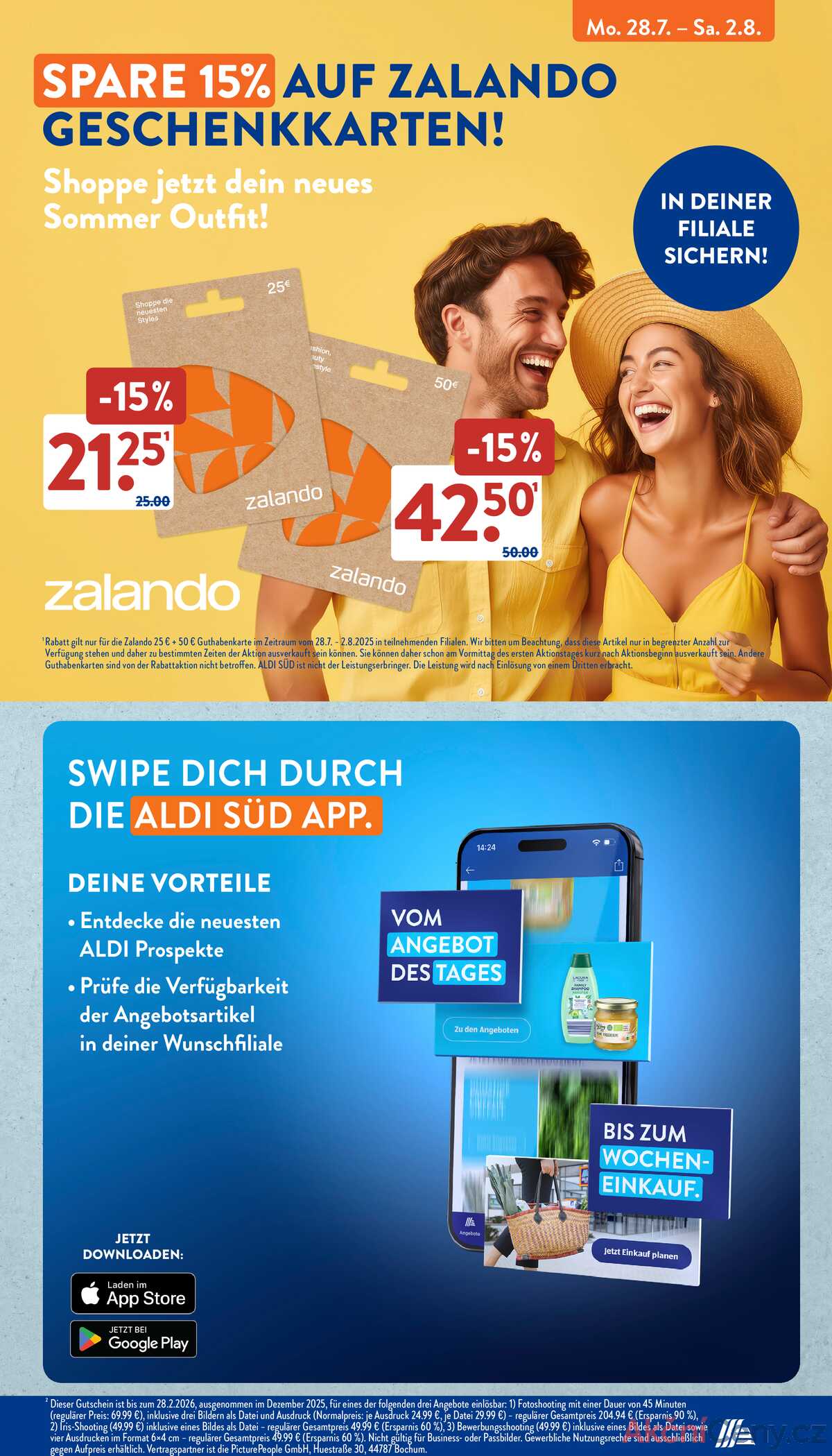 Leták ALDI SÜD Německo 28.7.-3.8.2025 strana 27