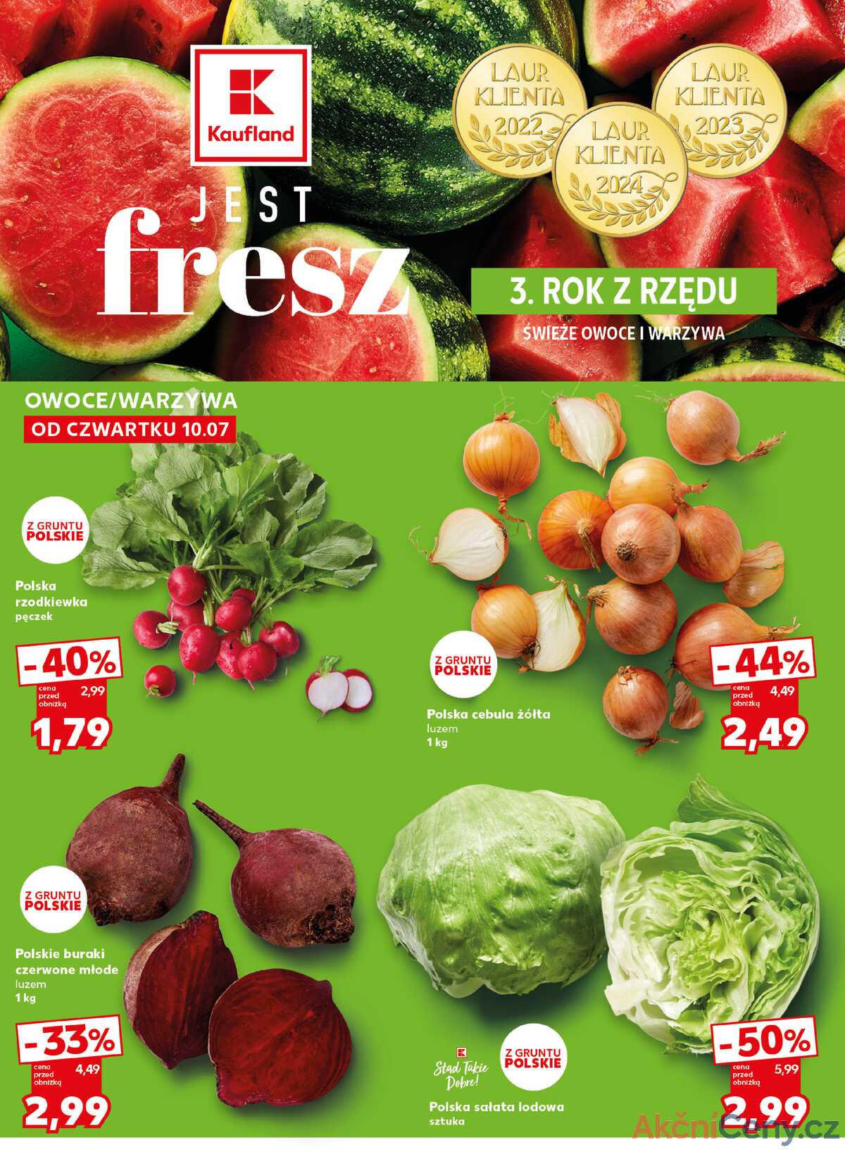 Leták Kaufland Polsko 14.7.-16.7.2025 - Silný start strana 10