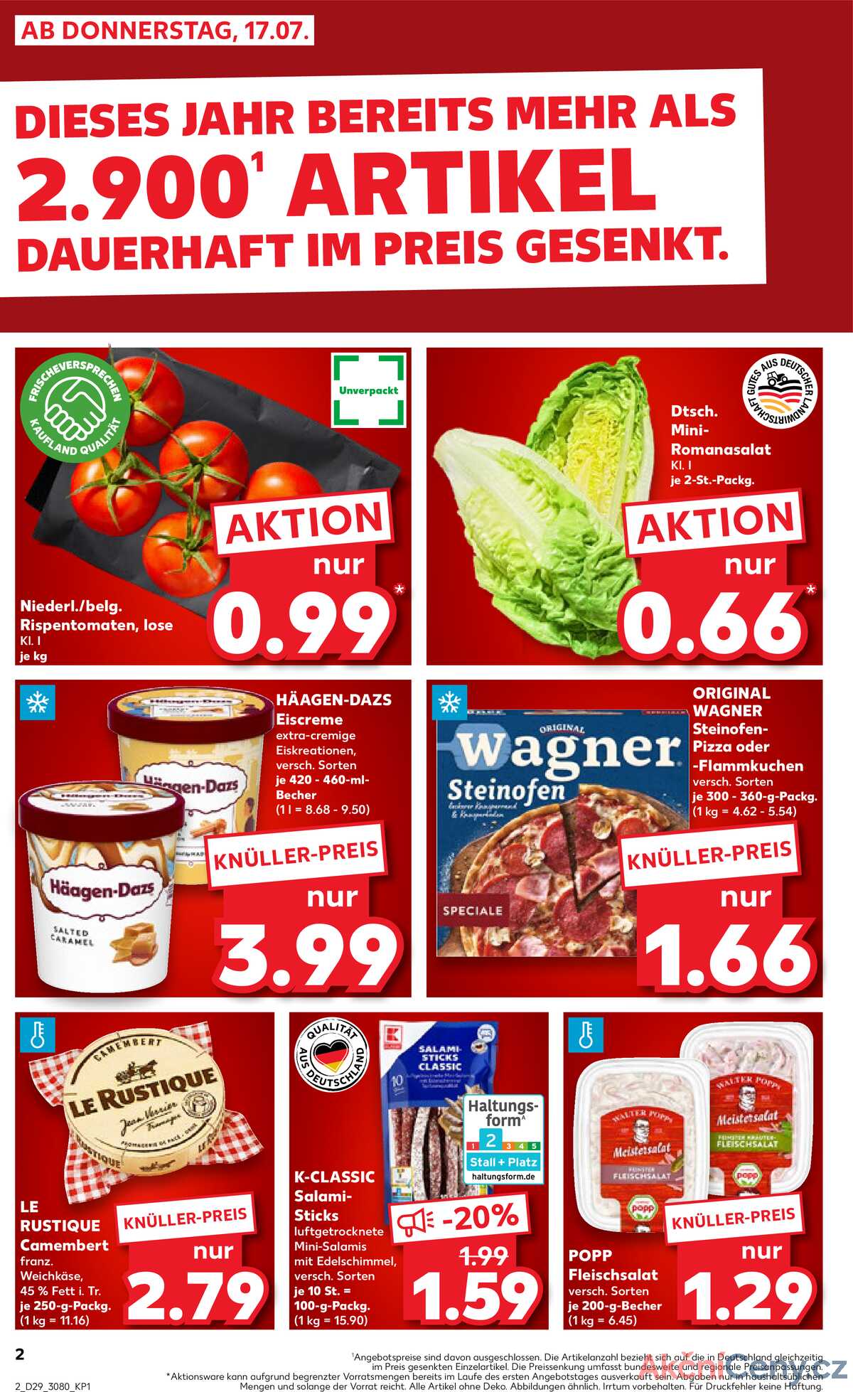 Leták Kaufland Německo 17.7.-23.7.2025 strana 2