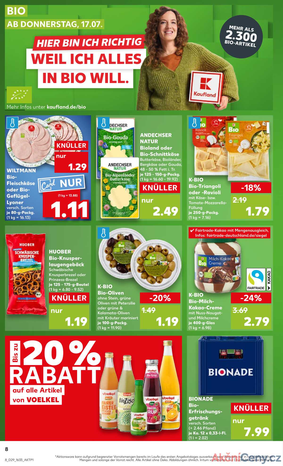Leták Kaufland Německo 17.7.-23.7.2025 strana 8