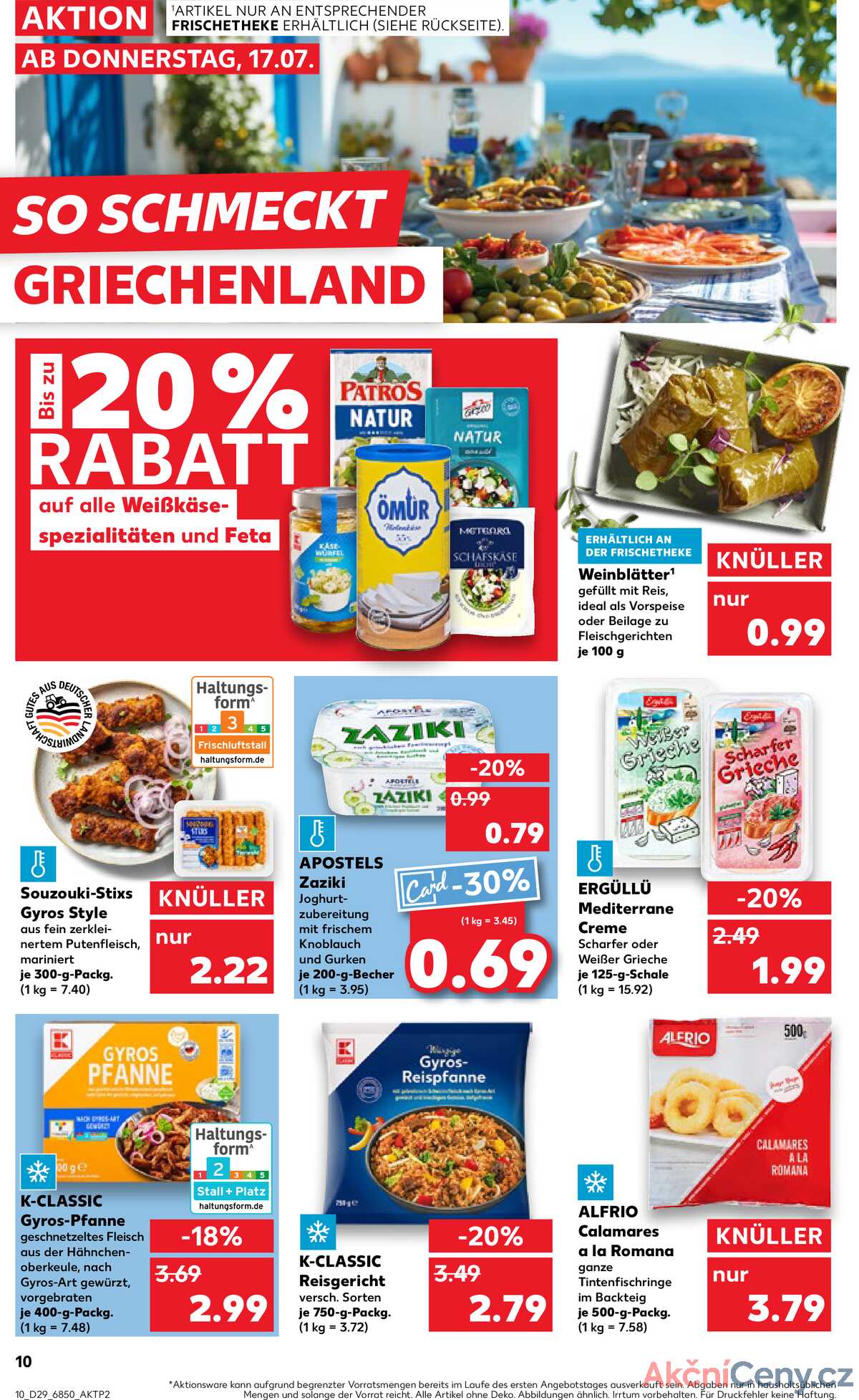 Leták Kaufland Německo 17.7.-23.7.2025 strana 10