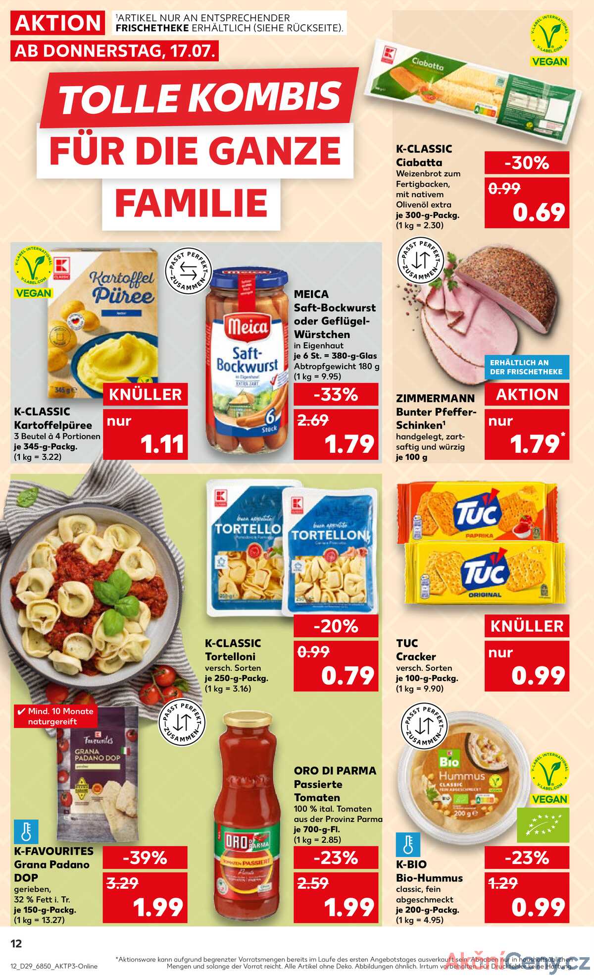 Leták Kaufland Německo 17.7.-23.7.2025 strana 12