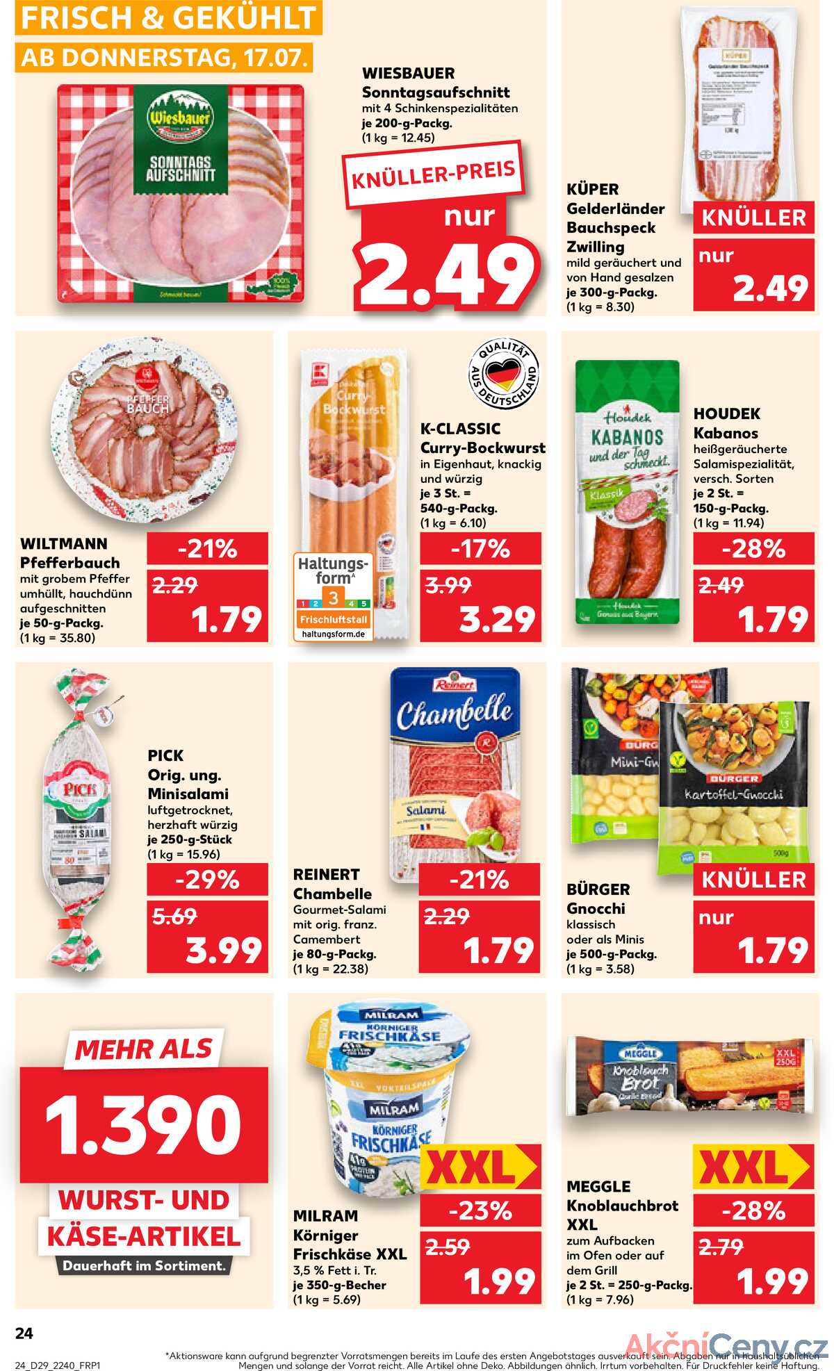 Leták Kaufland Německo 17.7.-23.7.2025 strana 24