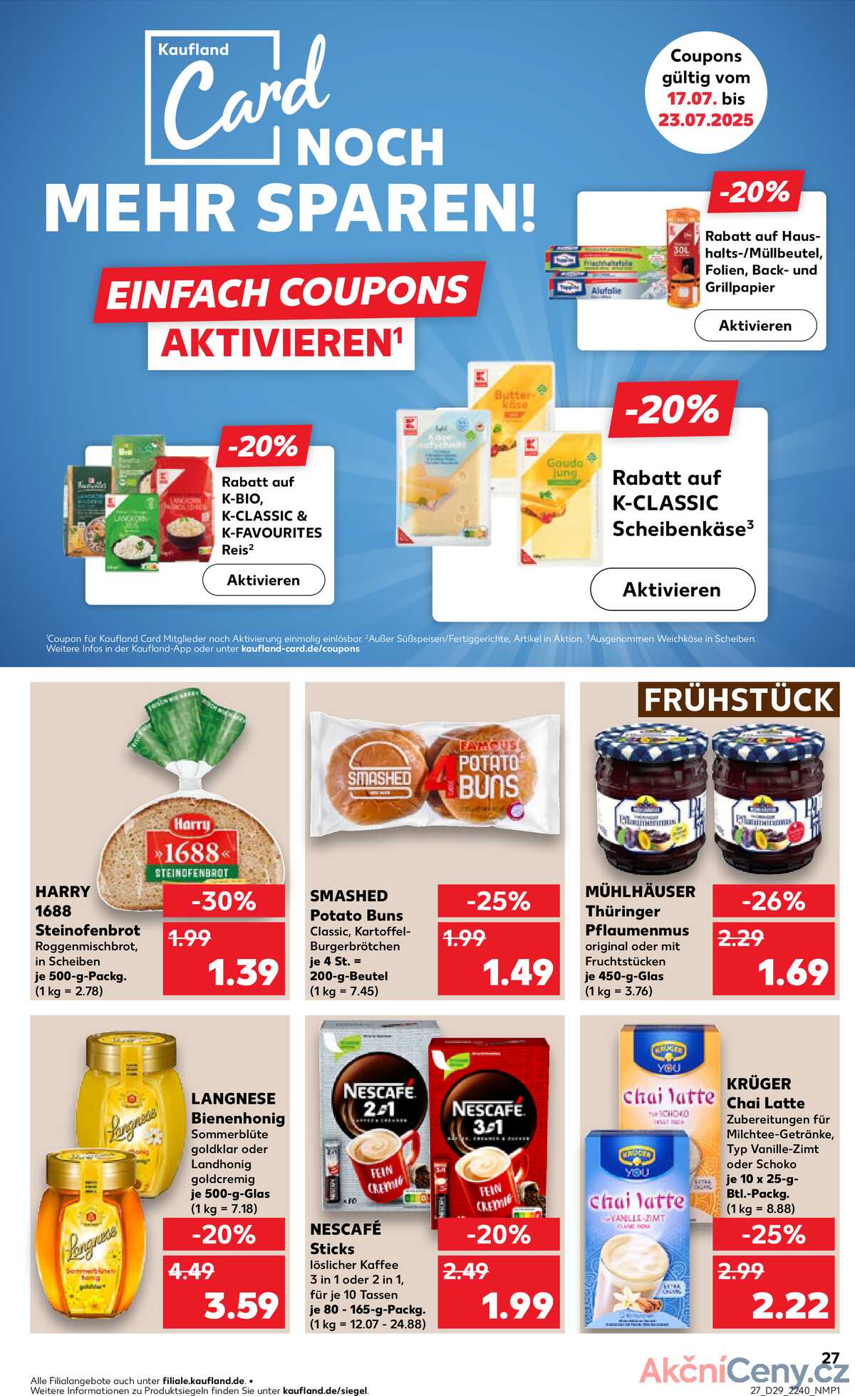 Leták Kaufland Německo 17.7.-23.7.2025 strana 27