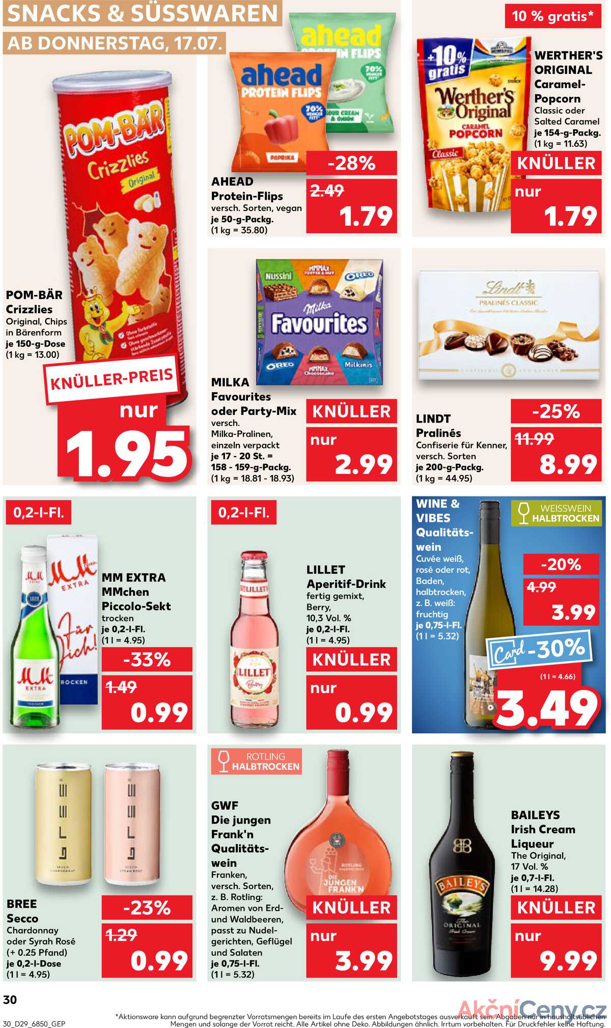 Leták Kaufland Německo 17.7.-23.7.2025 strana 30
