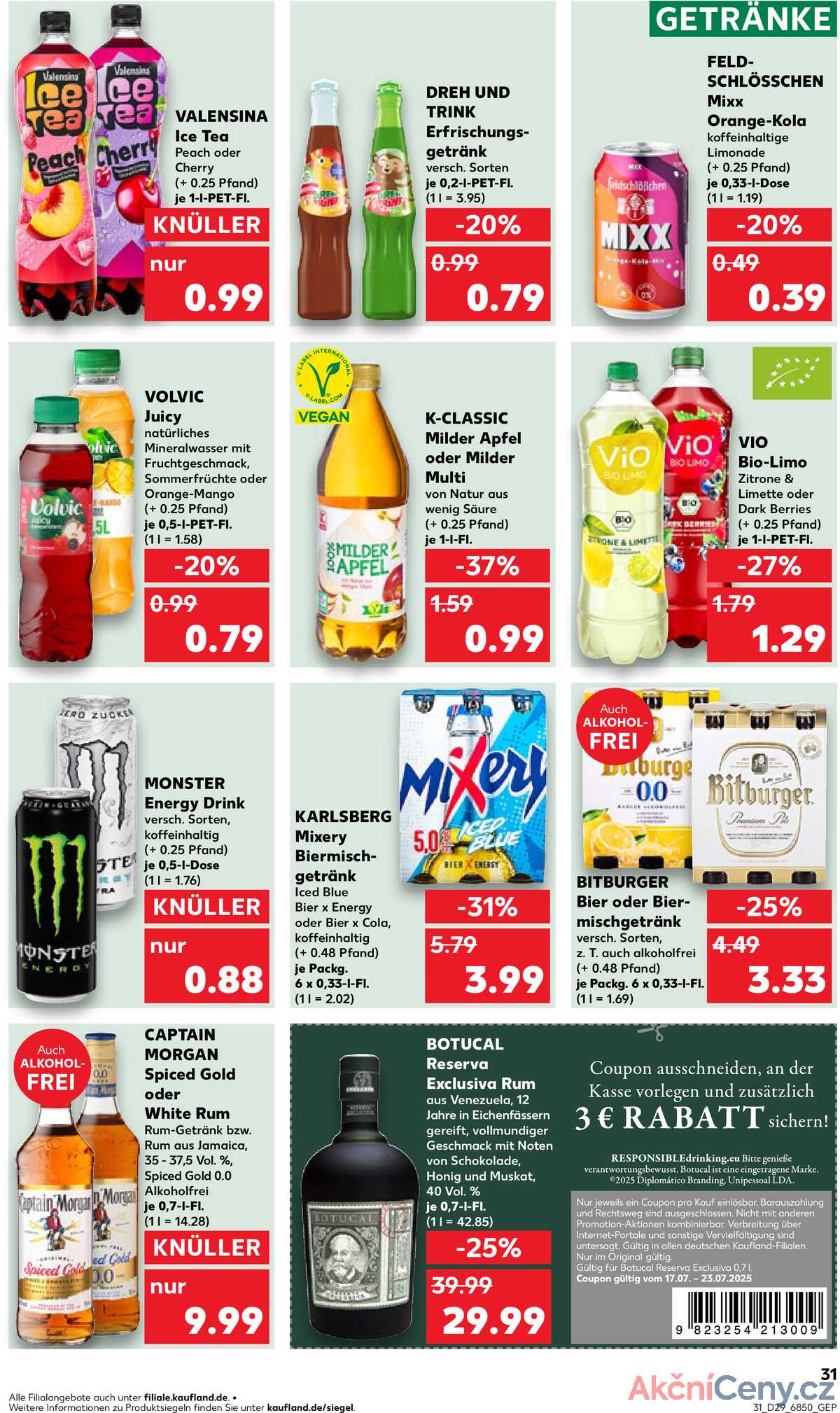 Leták Kaufland Německo 17.7.-23.7.2025 strana 31