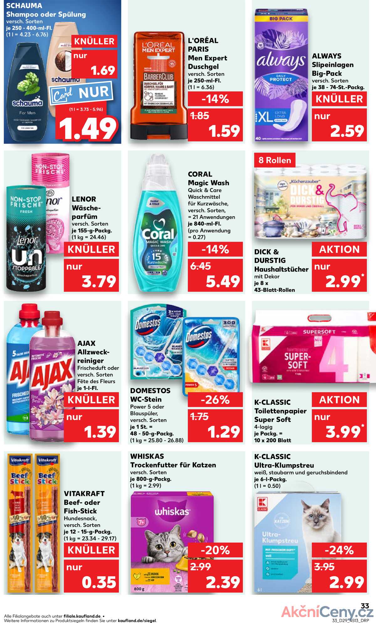 Leták Kaufland Německo 17.7.-23.7.2025 strana 33