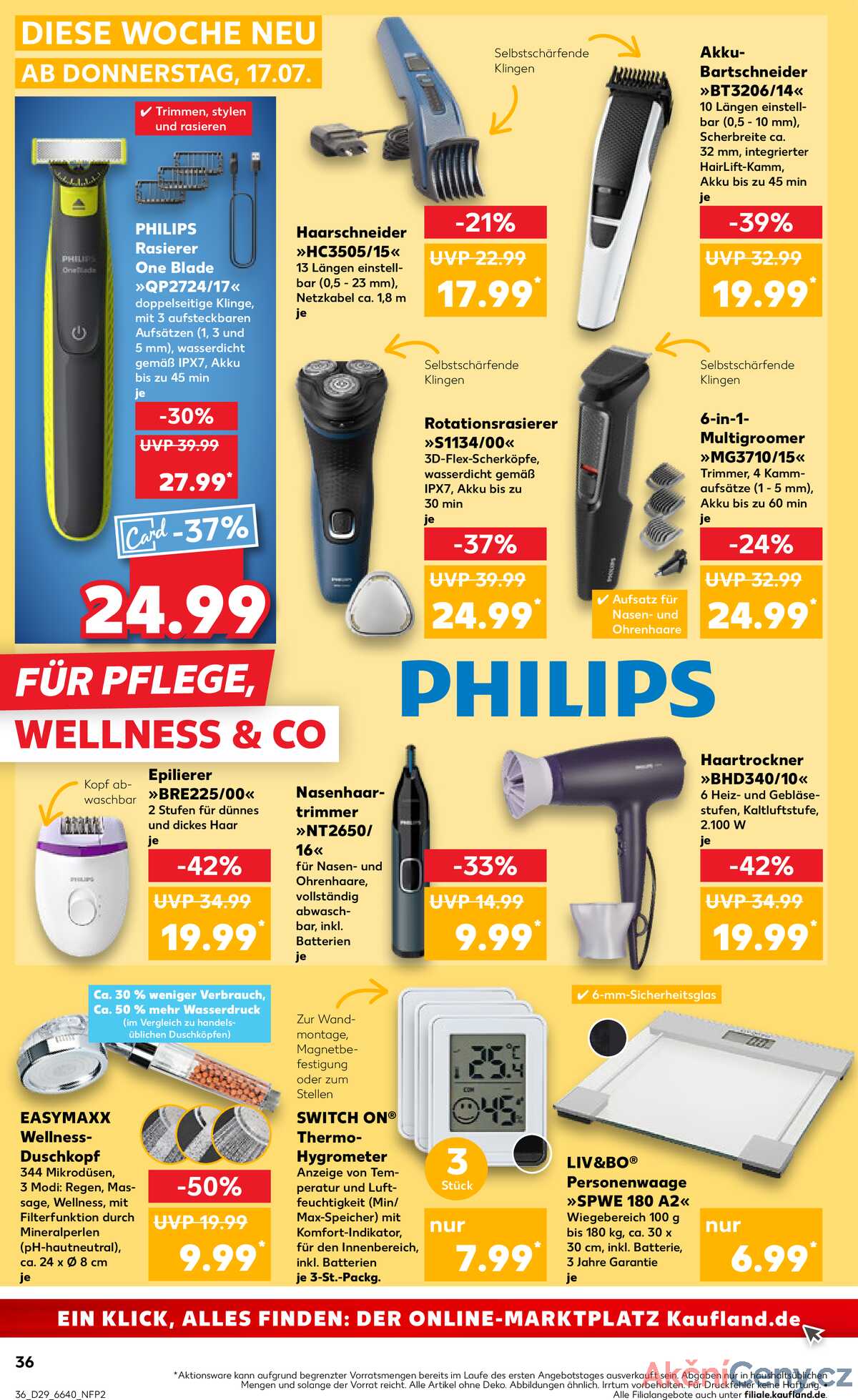 Leták Kaufland Německo 17.7.-23.7.2025 strana 36