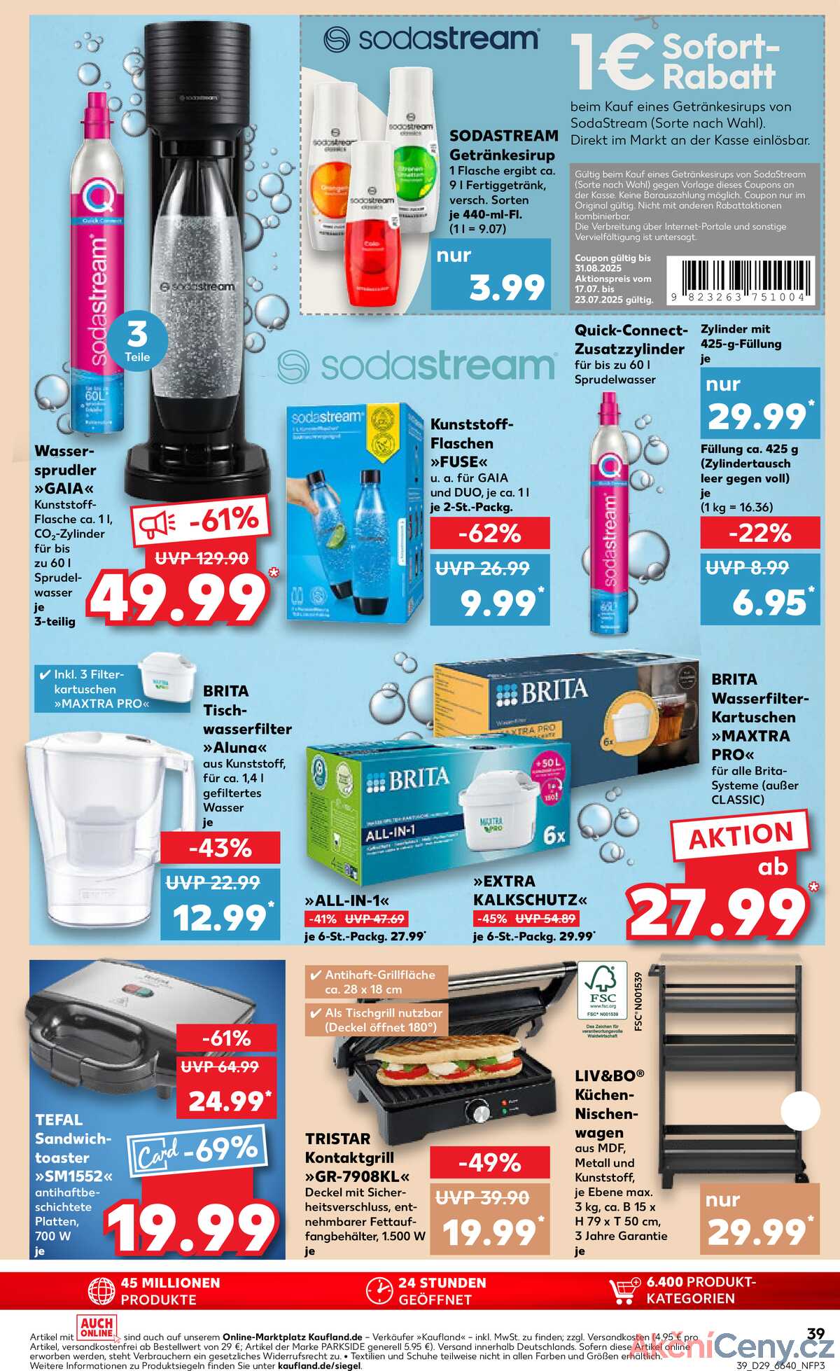 Leták Kaufland Německo 17.7.-23.7.2025 strana 39